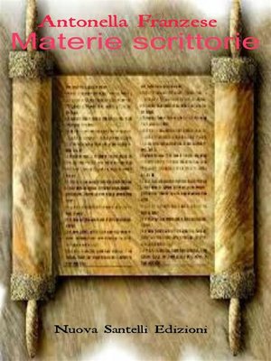 cover image of Materie scrittorie
